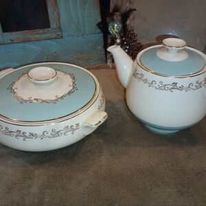 Rare Editions Blue and White Tea Set